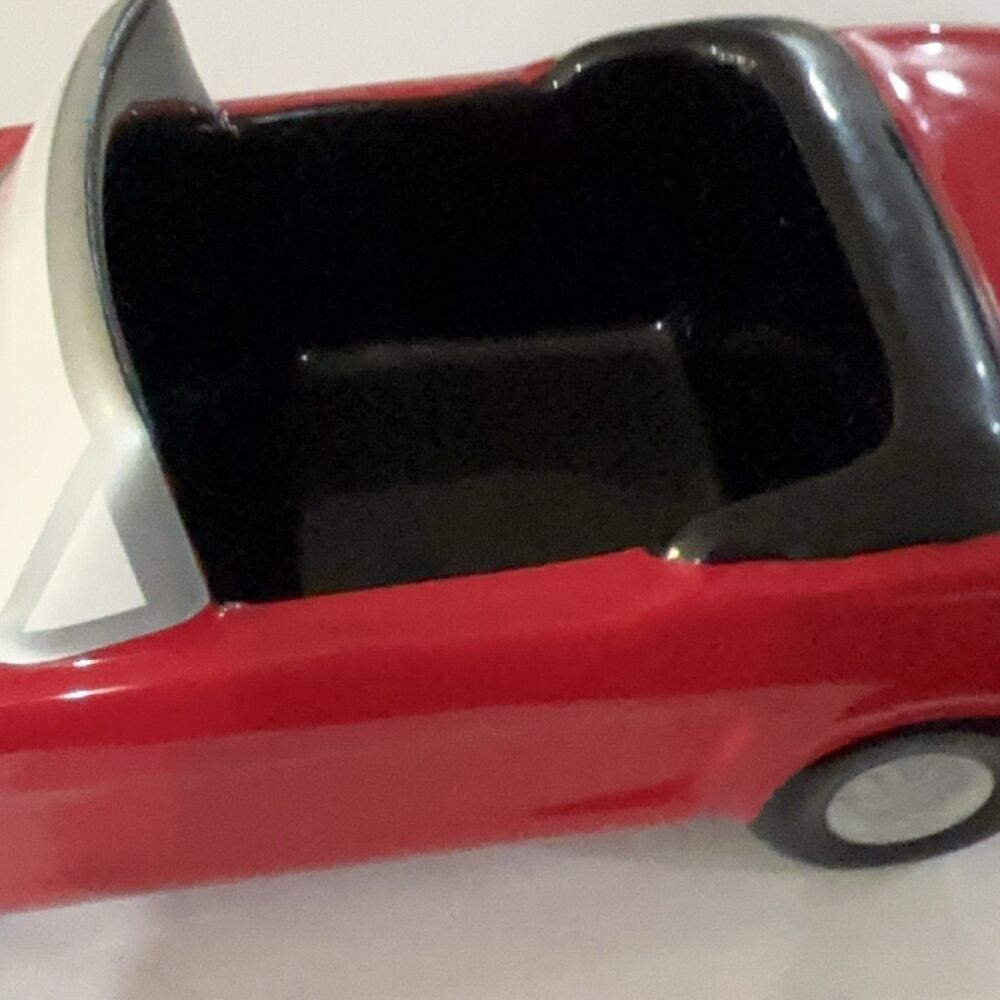Teleflora Mustang Convertible Car Planter Red Ceramic Ford Licensed ceramic - Picture 8 of 14